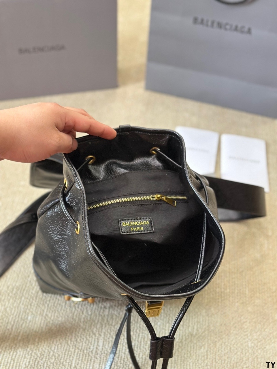     Balenciaga Motorcycle Leather Backpack product image 6 thumbnail