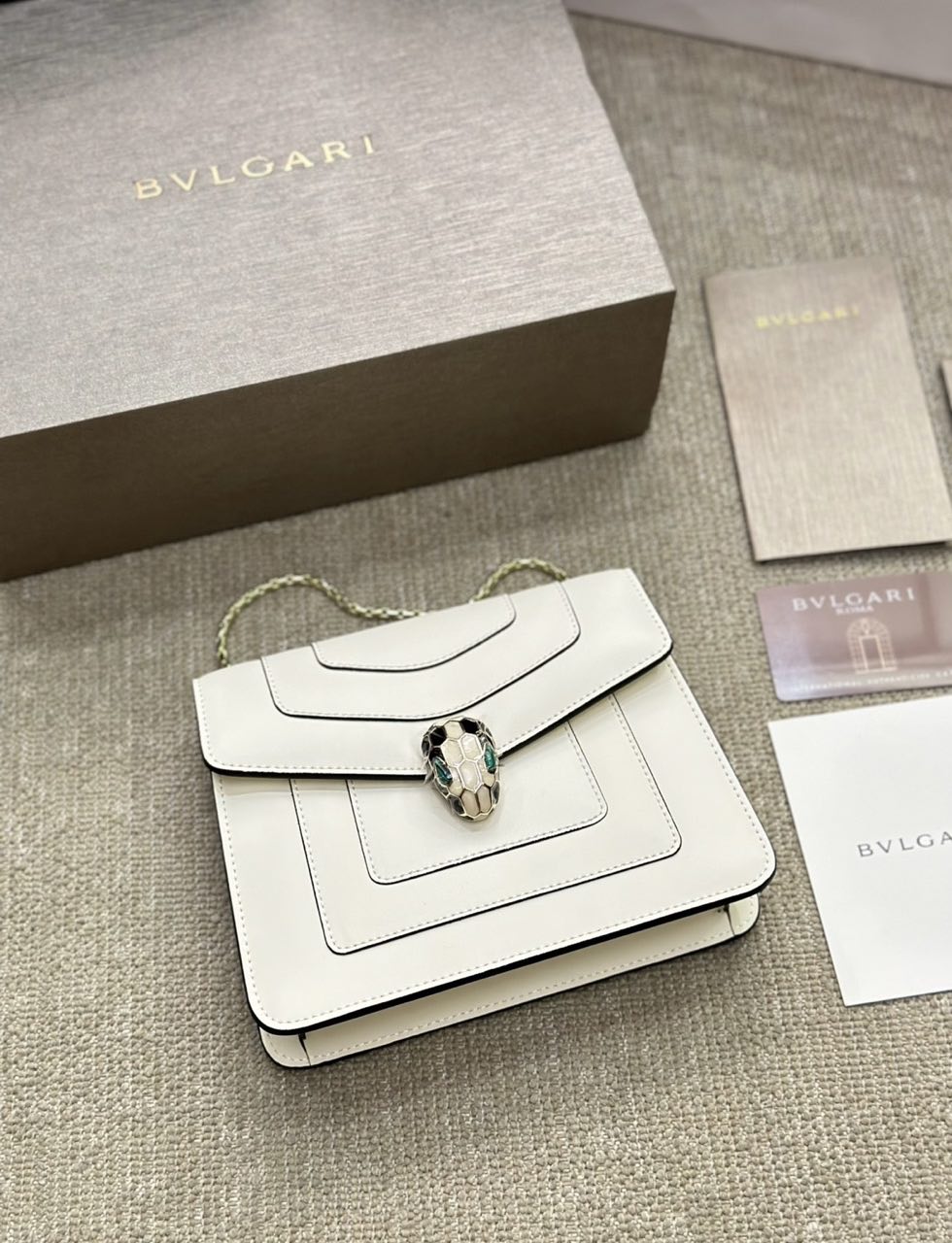 Bvlgari Serpenti Forever SS24 Limited Edition Ivory WOC Chain Bag product image 3 thumbnail