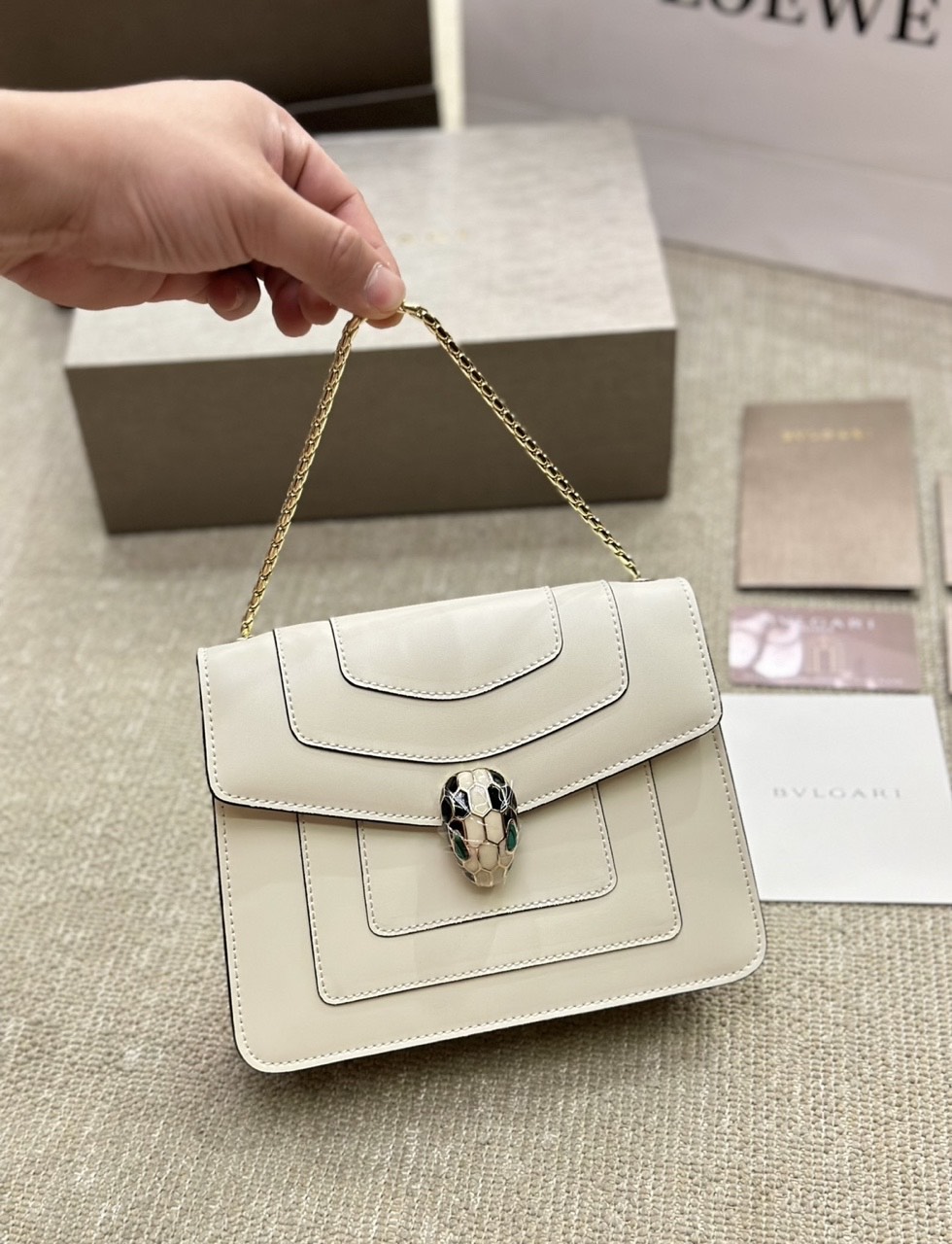 Bvlgari Serpenti Forever SS24 Limited Edition Ivory WOC Chain Bag product image 5 thumbnail
