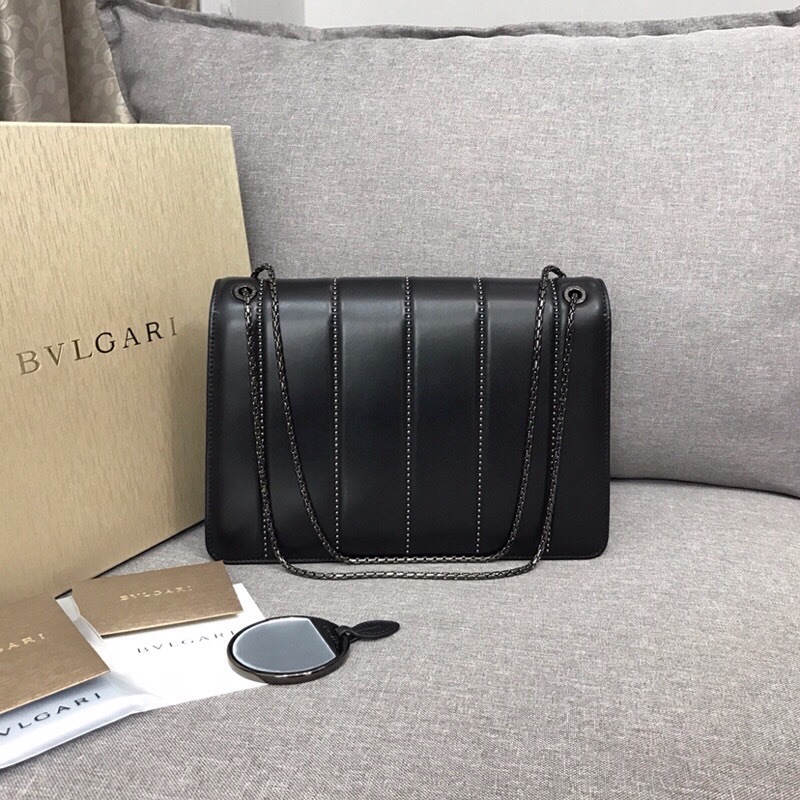 Bvlgari Serpenti Forever Winter Stars Flap Chain Bag – Black product image 4 thumbnail
