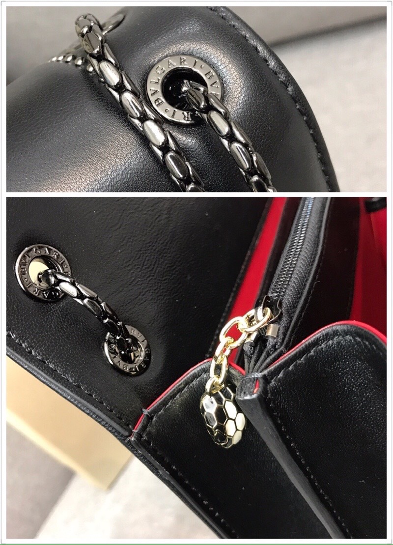 Bvlgari Serpenti Forever Winter Stars Flap Chain Bag – Black product image 6 thumbnail