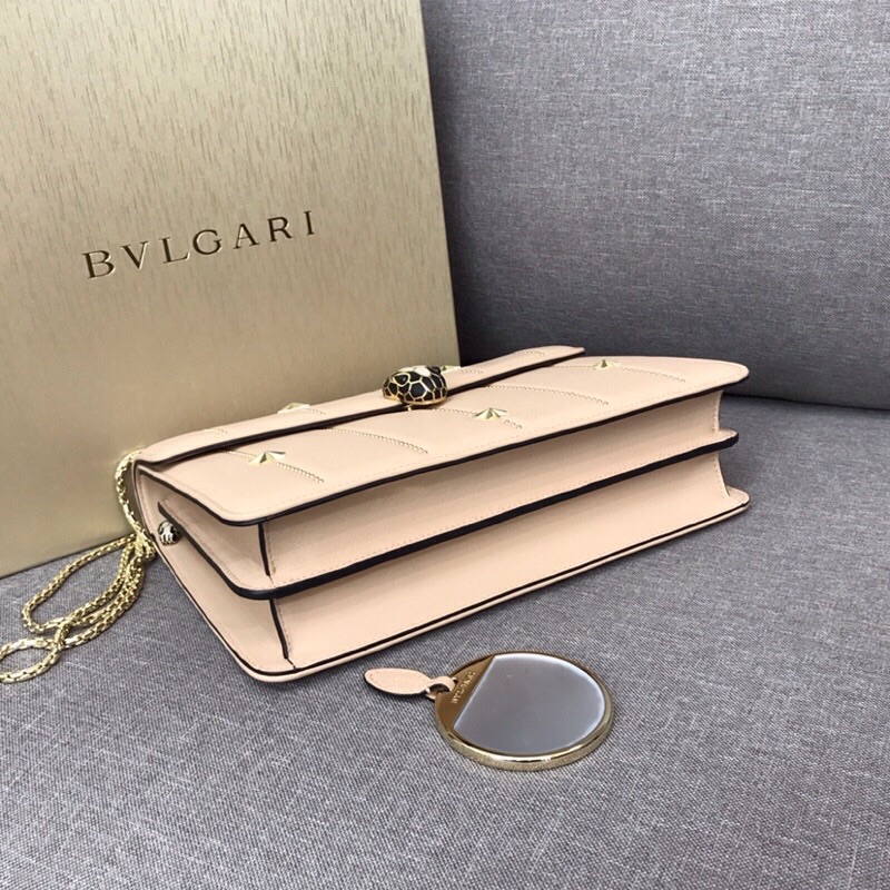 BVLGARI Serpenti Forever Winter Stars Flap Chain Shoulder Bag – Pink product image 5 thumbnail
