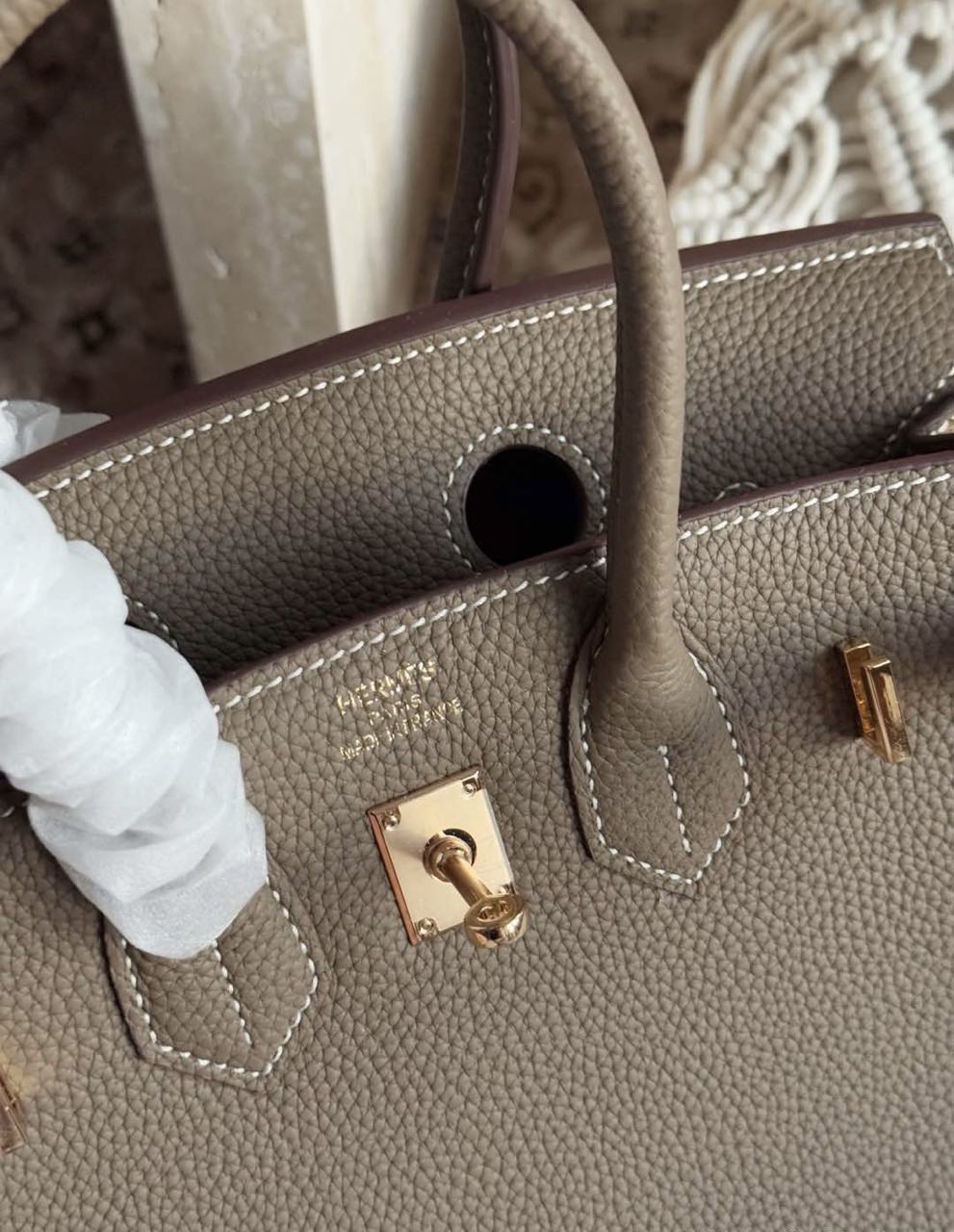 Hermès Birkin 25 Togo Grain Leather Handbag – Classic Edition product image 3 thumbnail