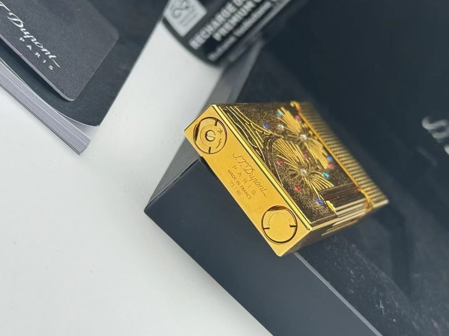 S.T. Dupont Ligne 2 Paris Eiffel Fireworks Limited Edition Lighter product image 3 thumbnail
