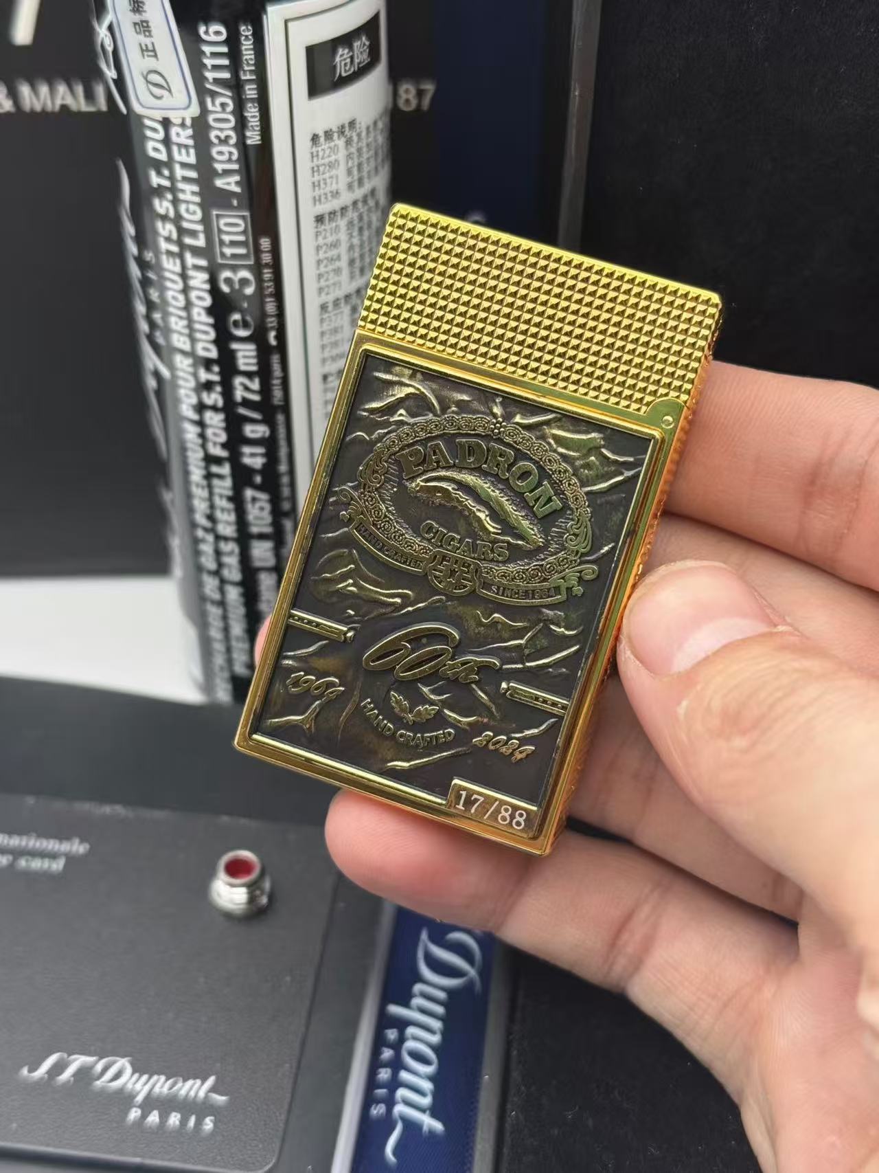 S.T. Dupont Le Grand Padrón 60th Anniversary Limited Edition Dual-Flame Lighter