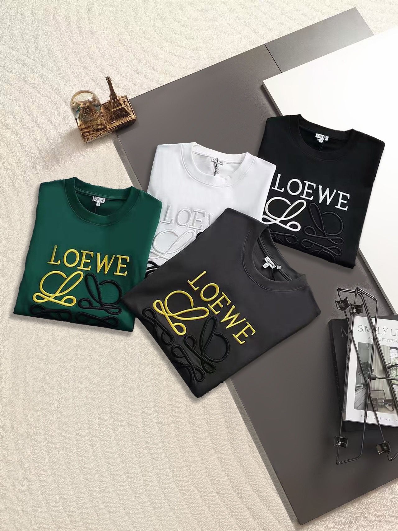 LOEWE Embroidered Anagram Logo Relaxed T-Shirt product image 6 thumbnail