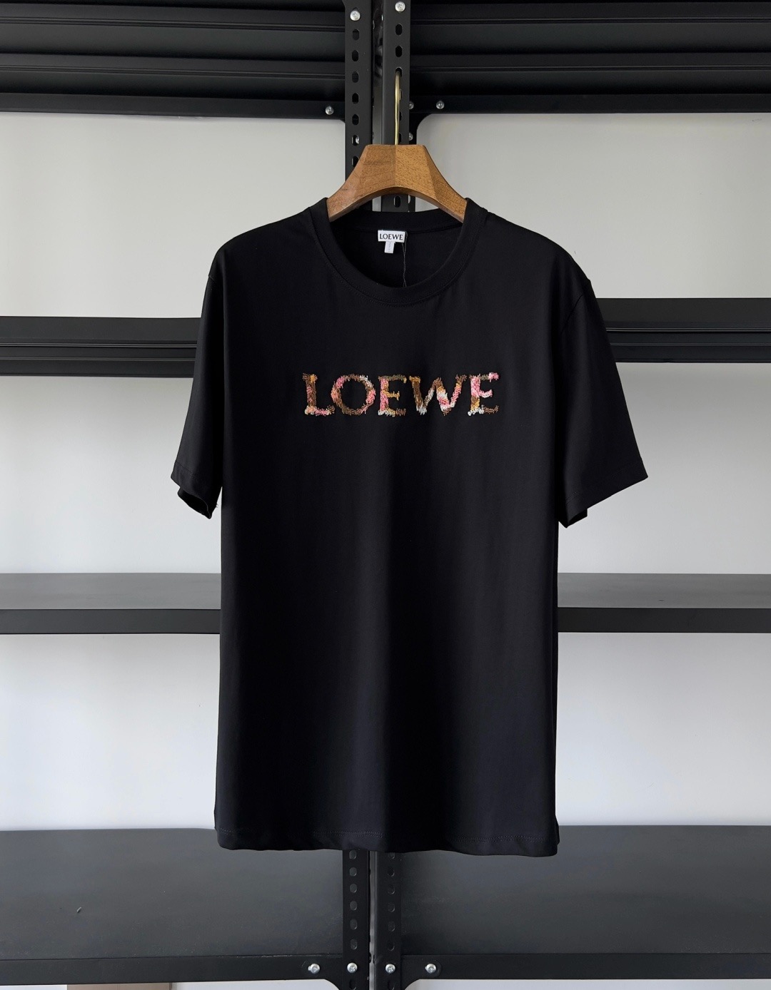 LOEWE Gradient Flocked Logo Relaxed T-Shirt