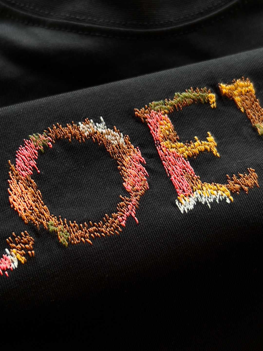LOEWE Gradient Flocked Logo Relaxed T-Shirt product image 4 thumbnail