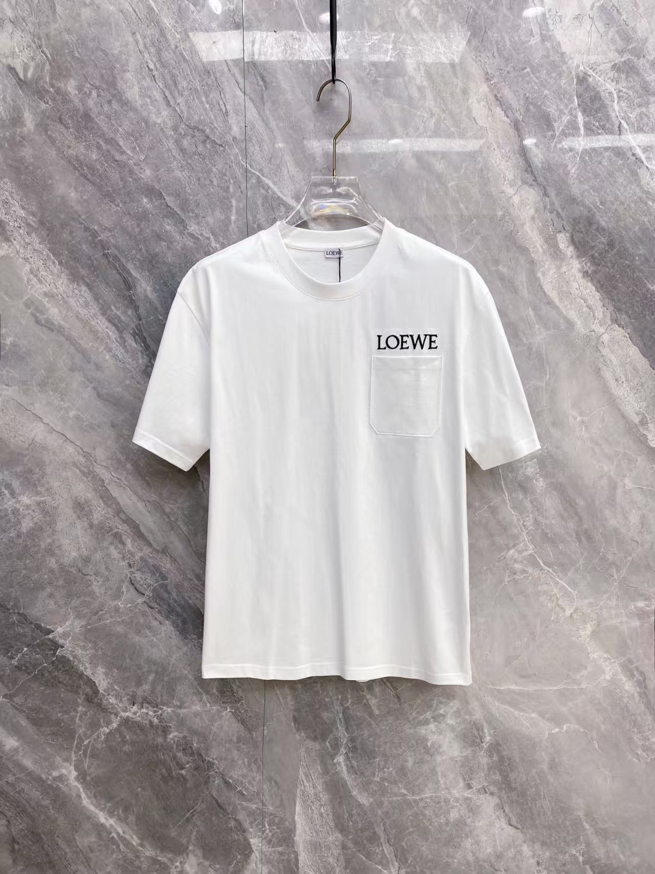 LOEWE Embroidered Pocket Relaxed T-Shirt