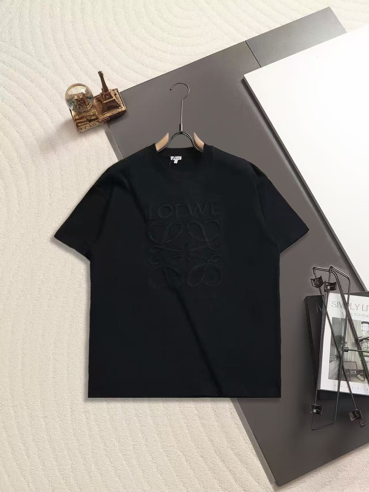 LOEWE Tonal Embroidered Anagram Relaxed T-Shirt