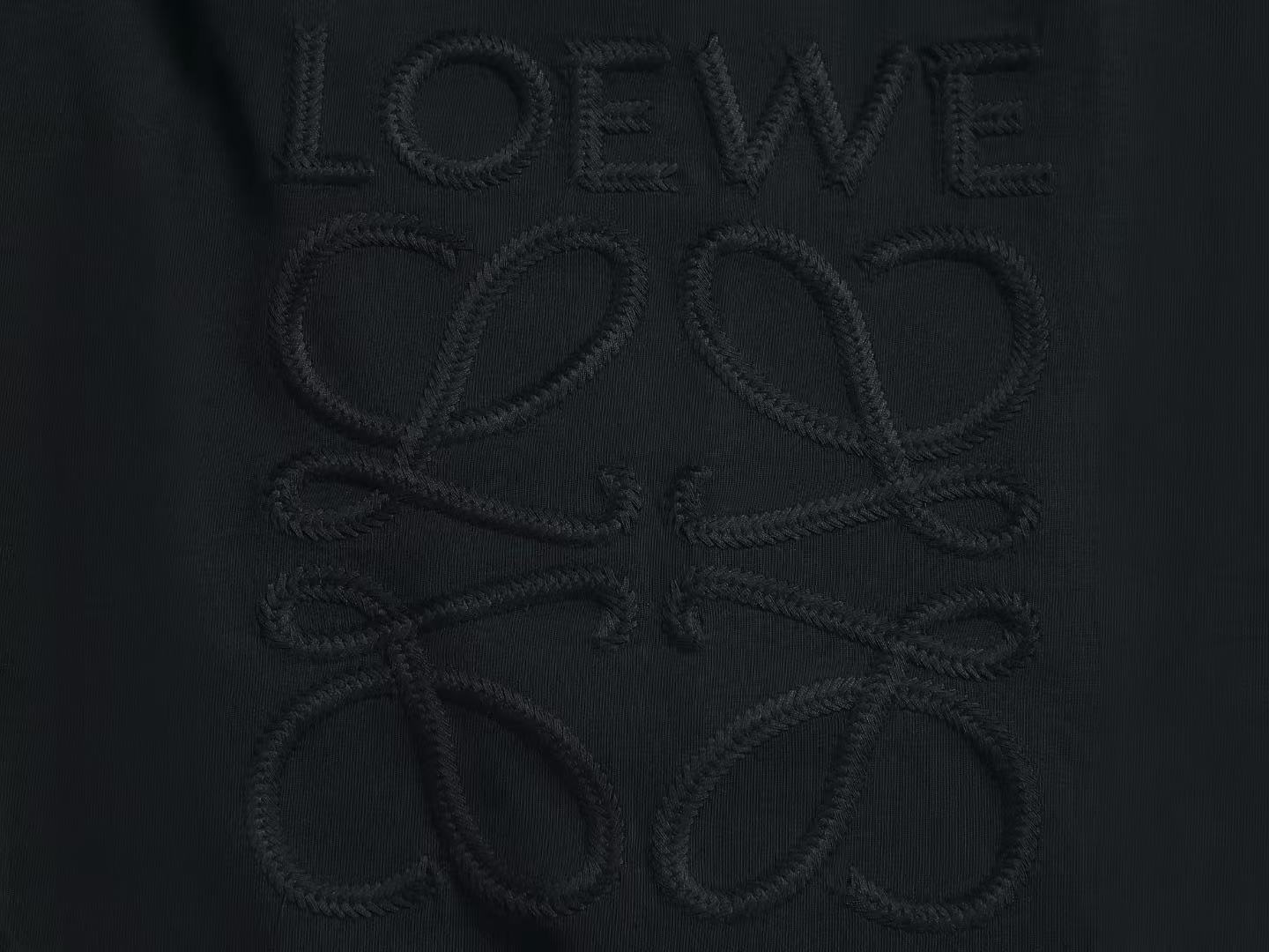 LOEWE Tonal Embroidered Anagram Relaxed T-Shirt product image 4 thumbnail