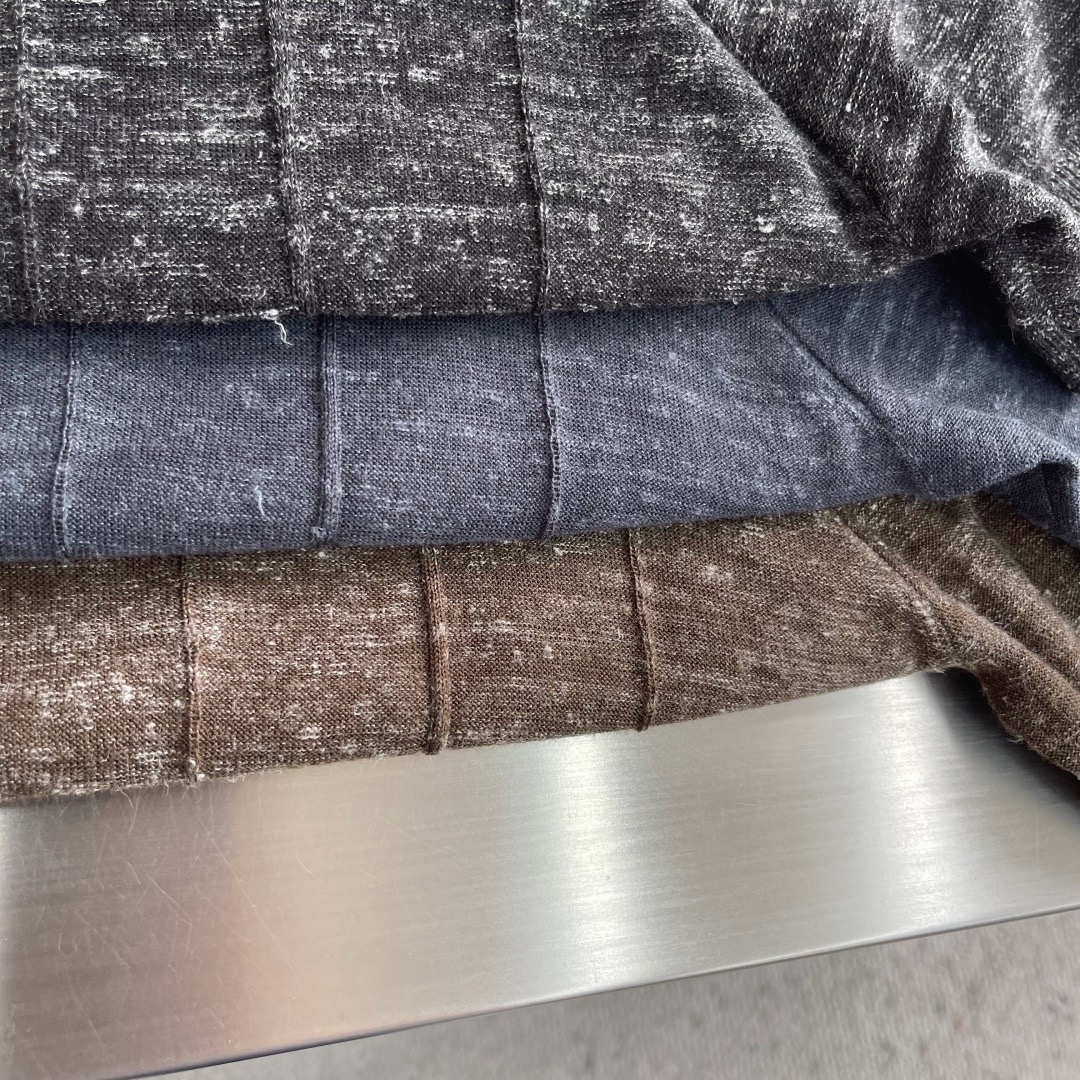 Loro Piana Heathered Ribbed Linen-Blend Knit T-Shirt product image 5 thumbnail