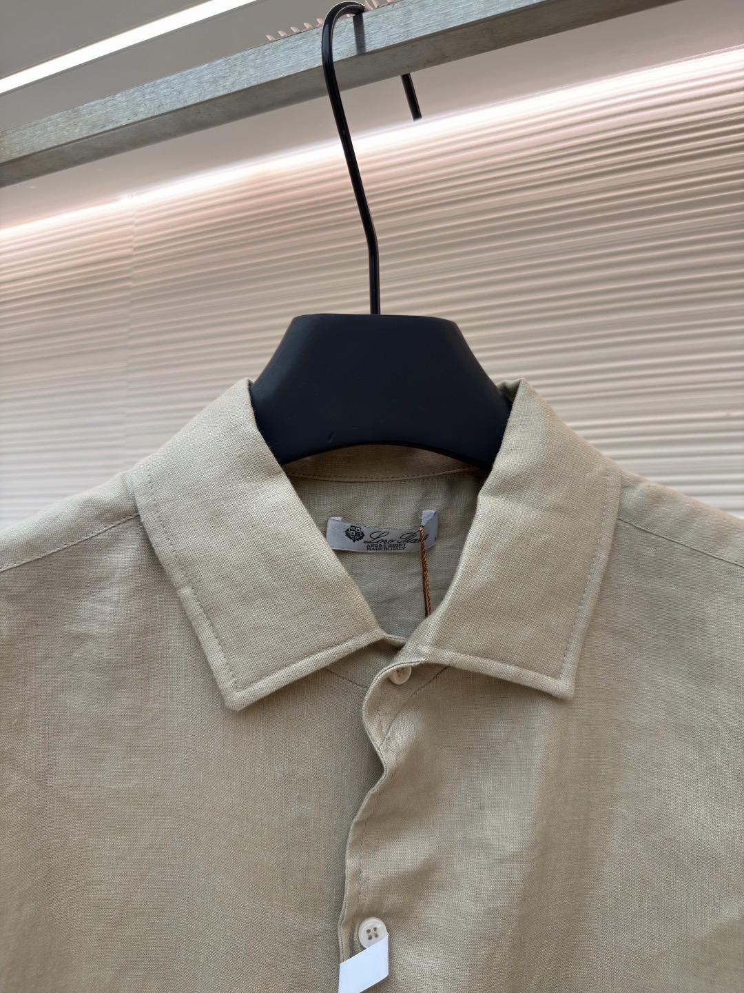Loro Piana Washed Linen Relaxed Pocket Shirt product image 3 thumbnail