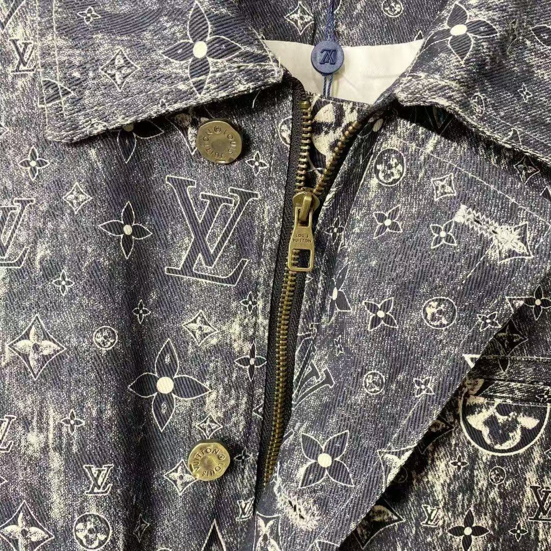 LOUIS VUITTON Monogram Washed Denim Utility Jacket product image 2 thumbnail