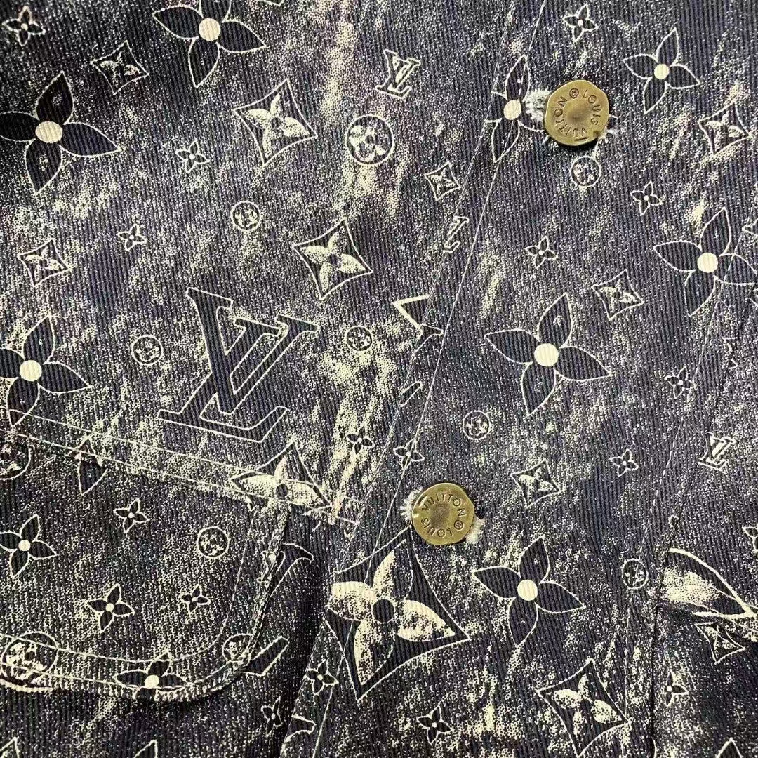LOUIS VUITTON Monogram Washed Denim Utility Jacket product image 3 thumbnail