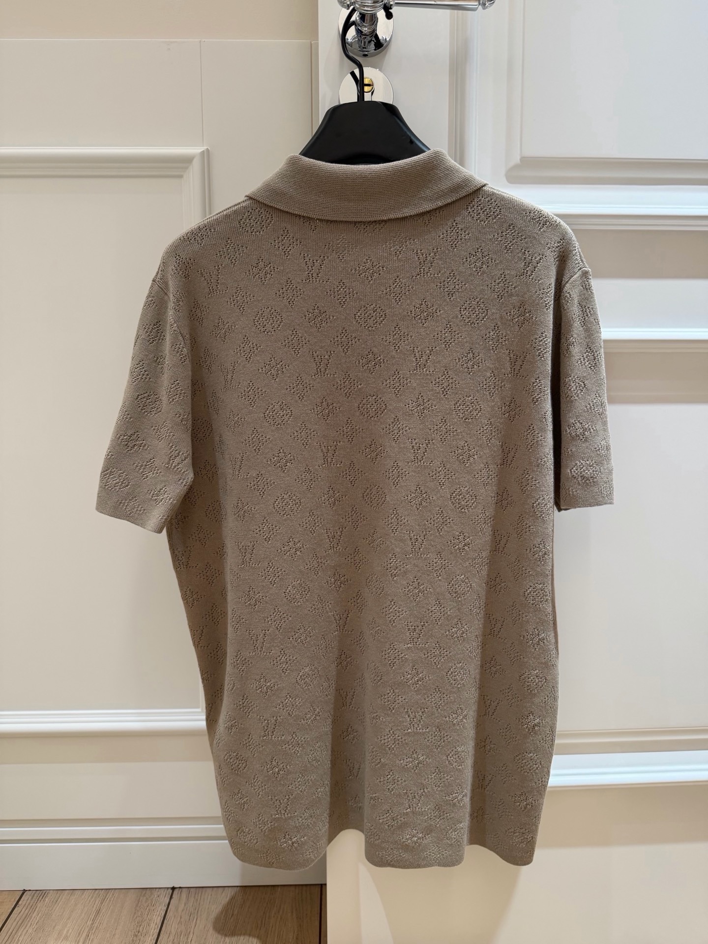 Louis Vuitton Monogram Openwork Knit Polo Shirt product image 2 thumbnail
