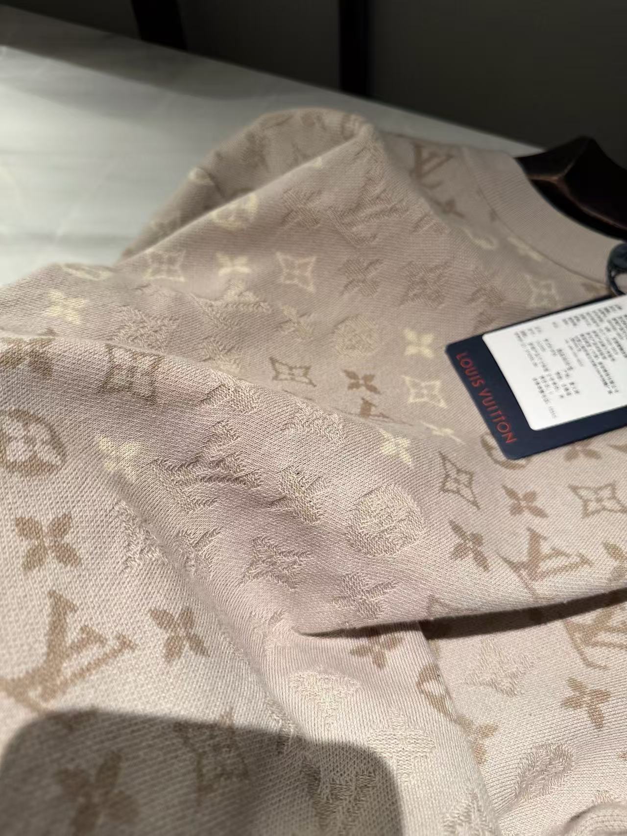 Louis Vuitton Tonal Monogram Jacquard Knit T-Shirt product image 3 thumbnail