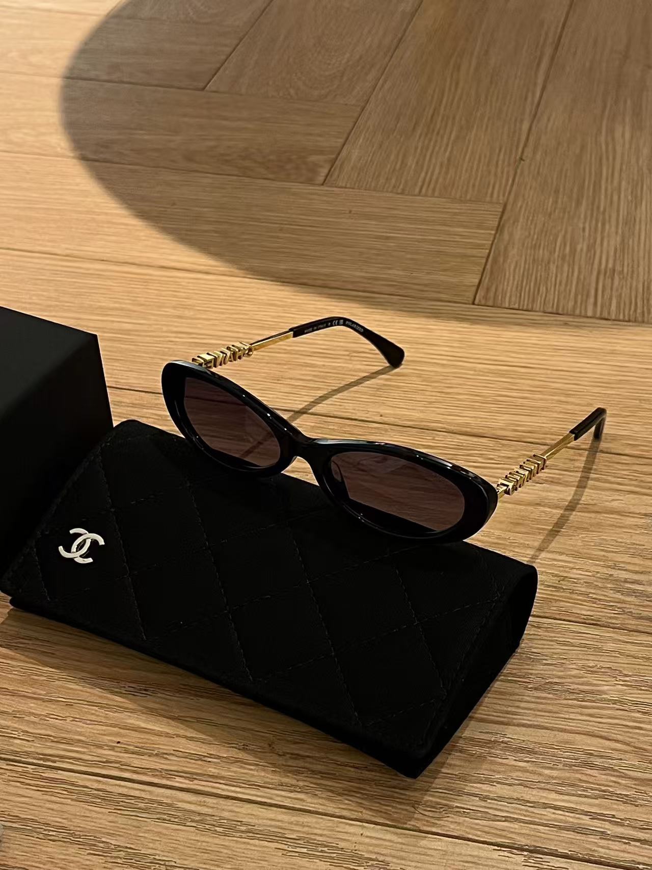 Chanel Vintage Oval Cat-Eye Acetate Sunglasses product image 5 thumbnail