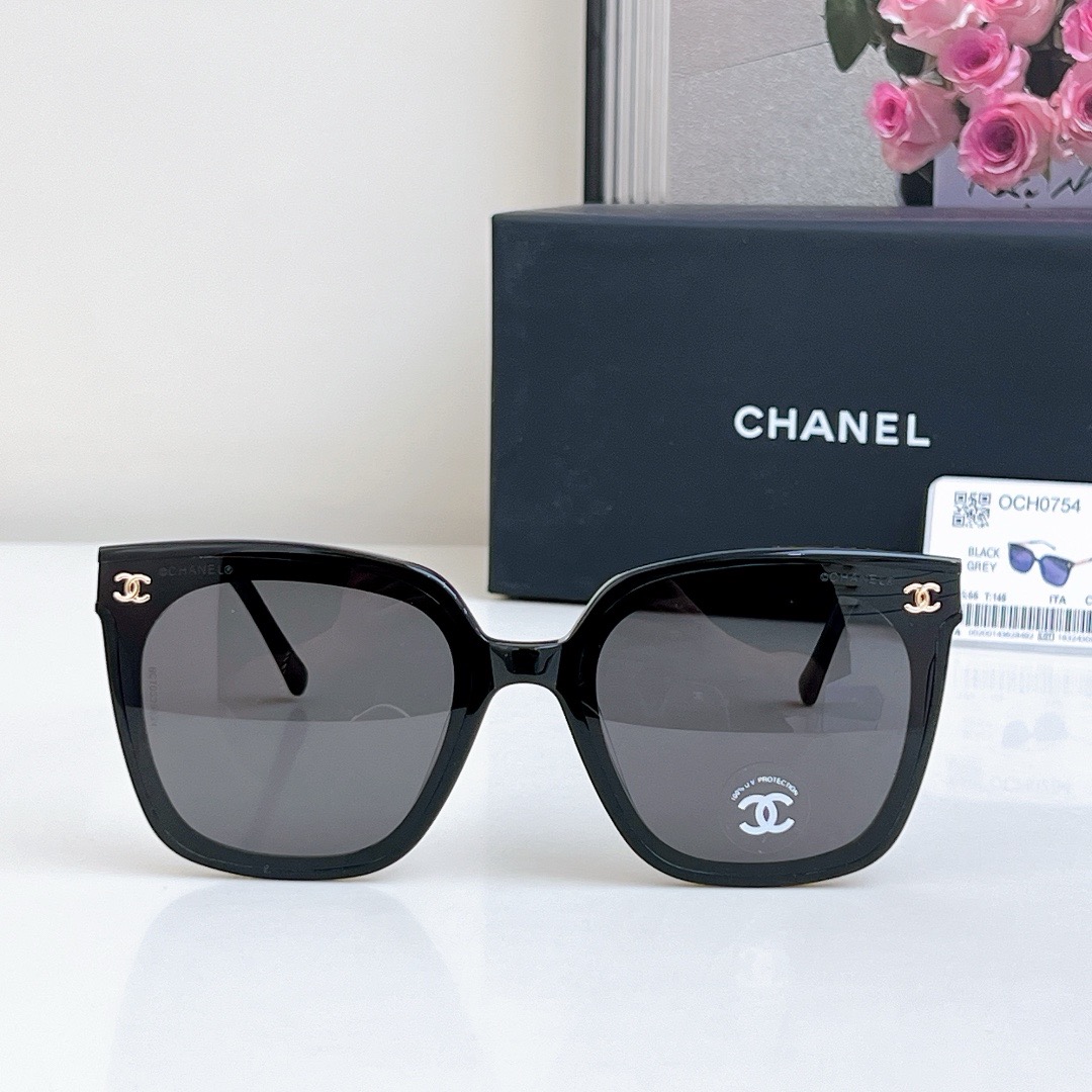 Chanel OCH0754 Oversized Square Acetate Sunglasses