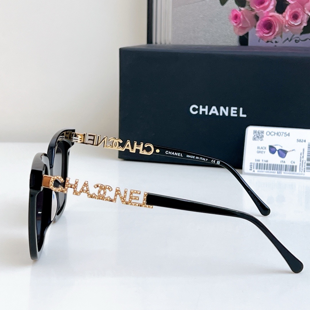 Chanel OCH0754 Oversized Square Acetate Sunglasses product image 3 thumbnail