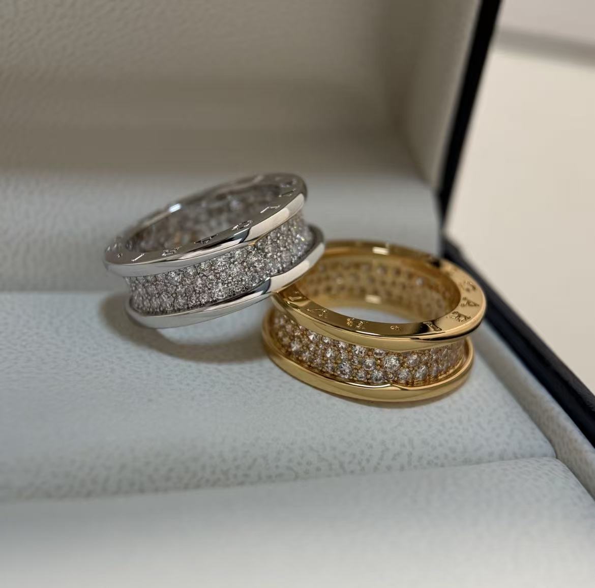 Bvlgari B.zero1 Pavé Rose Gold Ring product image 3 thumbnail