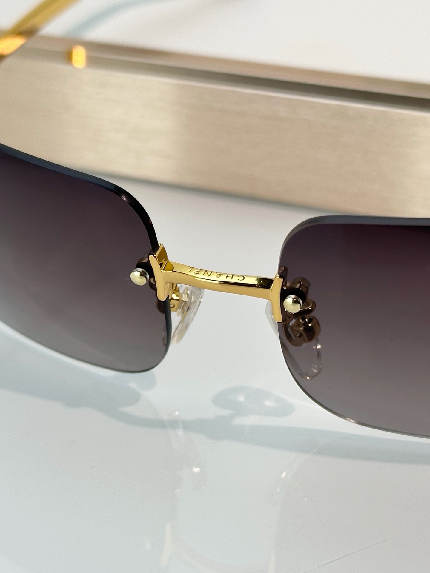 Chanel Rimless Square Gradient Sunglasses product image 5 thumbnail