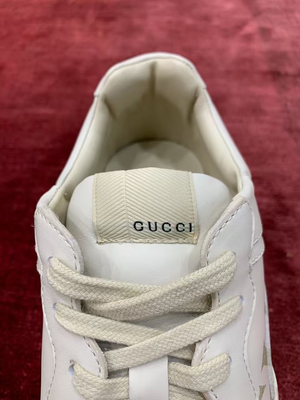 Gucci Rhyton White Leather Vintage Web Stripe Platform Sneakers product image 3 thumbnail