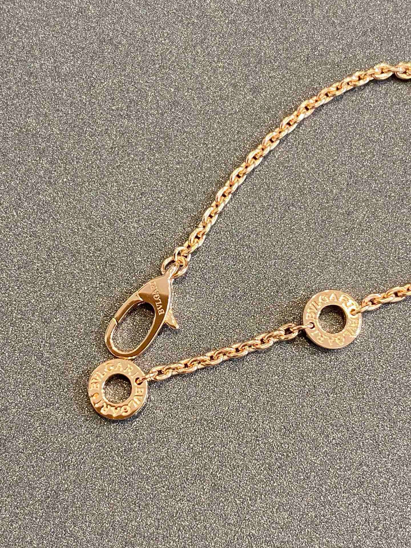 BVLGARI Serpenti Viper Three-Coil Diamond Rose Gold Snake Pendant Necklace product image 6 thumbnail