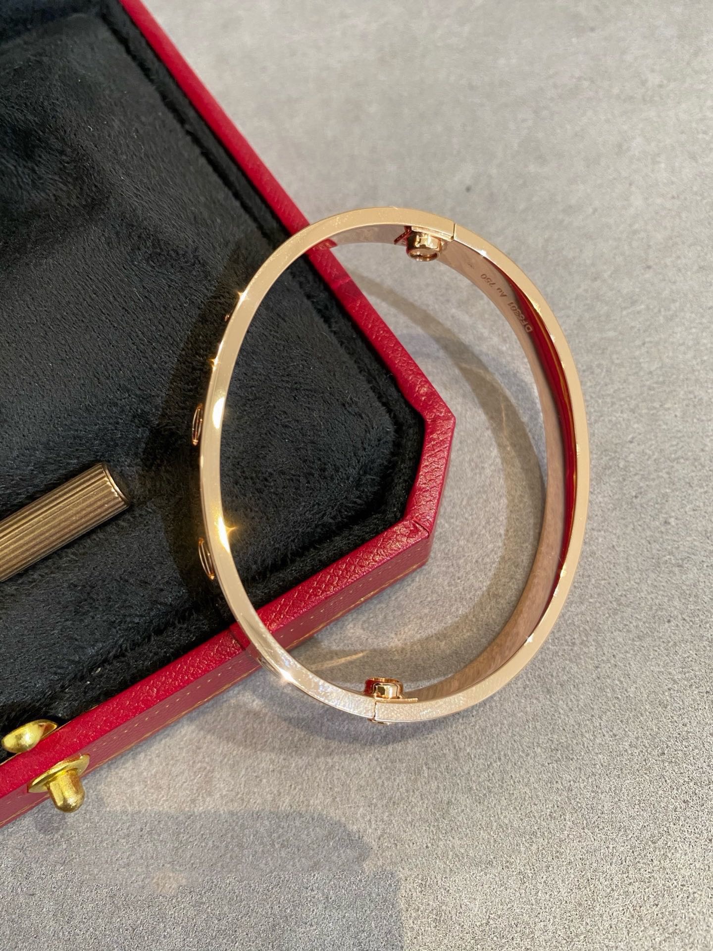 Cartier Love 18K Rose Gold Narrow Bracelet product image 2 thumbnail