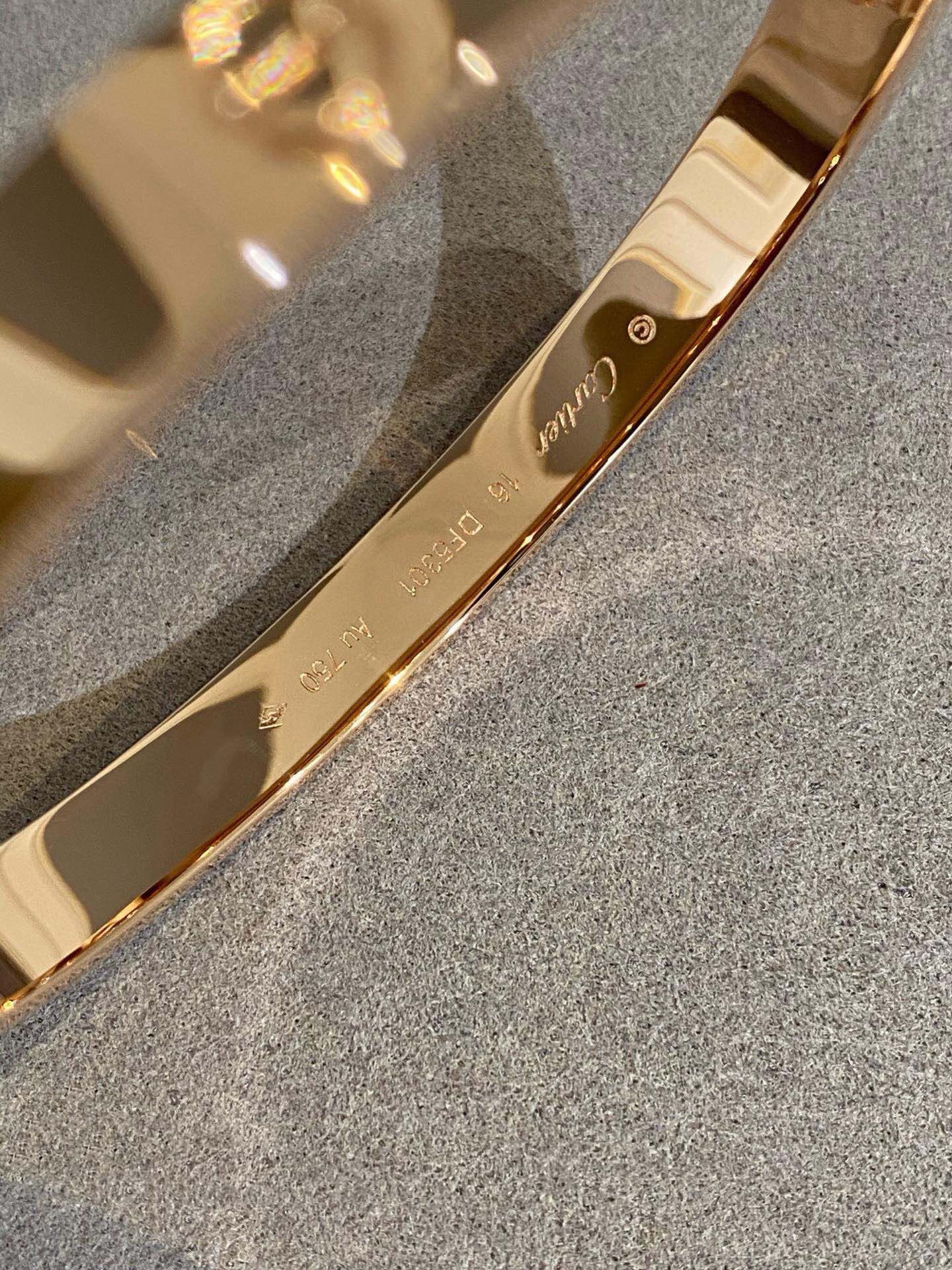 Cartier Love 18K Rose Gold Narrow Bracelet product image 4 thumbnail