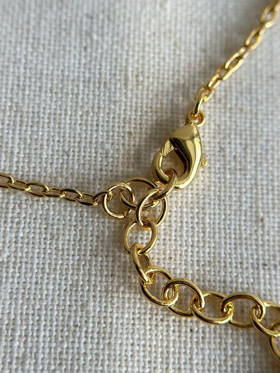 Dior Petit CD Mini Double Ring Collar Necklace product image 3 thumbnail