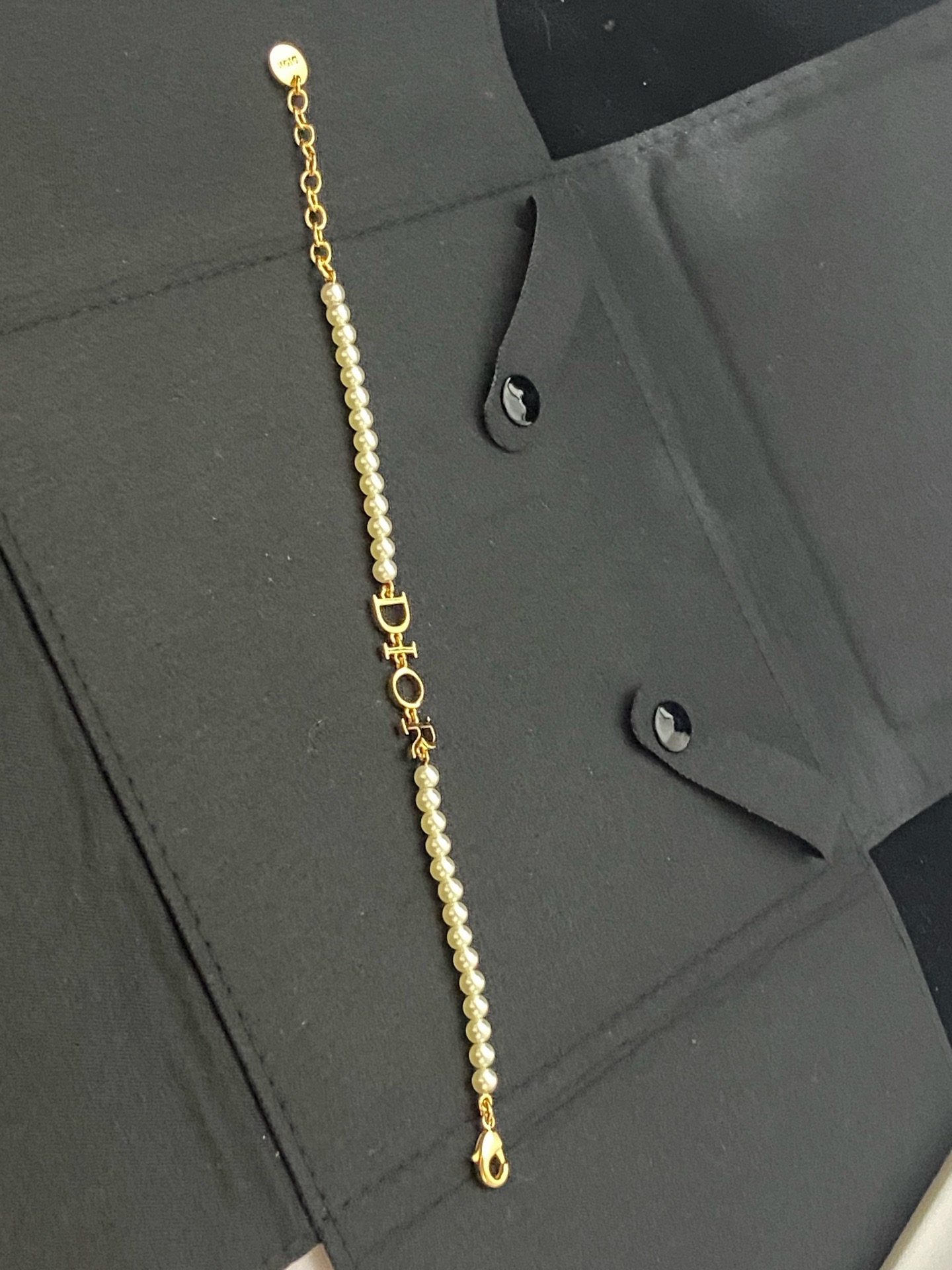 Dior Classic DIOR Letter Pearl Beaded Bracelet product image 5 thumbnail