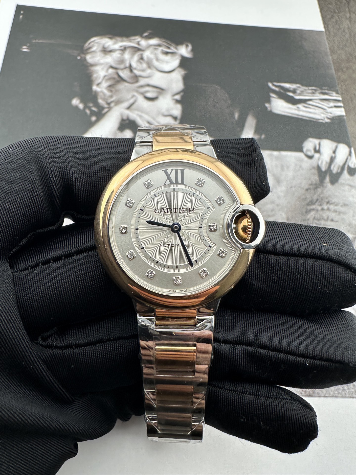 Cartier Ballon Bleu 33mm Automatic Watch V9 Factory Quick-Release Edition