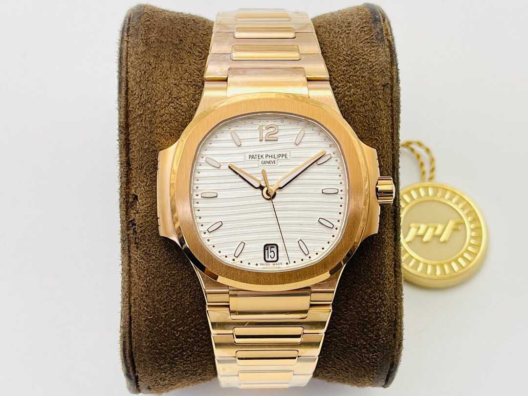 GR Factory Patek Philippe Nautilus Ladies V3 Edition Leather Strap Automatic Watch