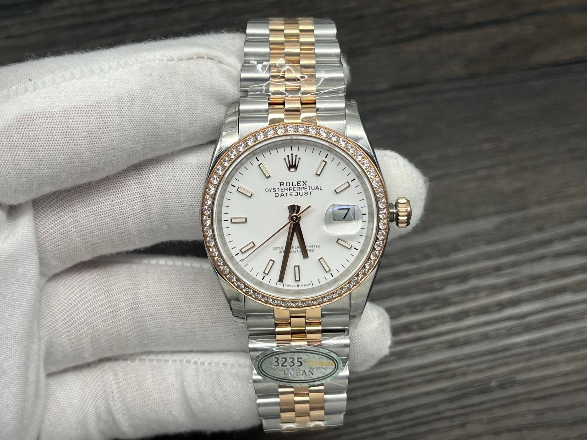 VR Factory Rolex Datejust Series Two-Tone & Rose Gold Automatic Watch