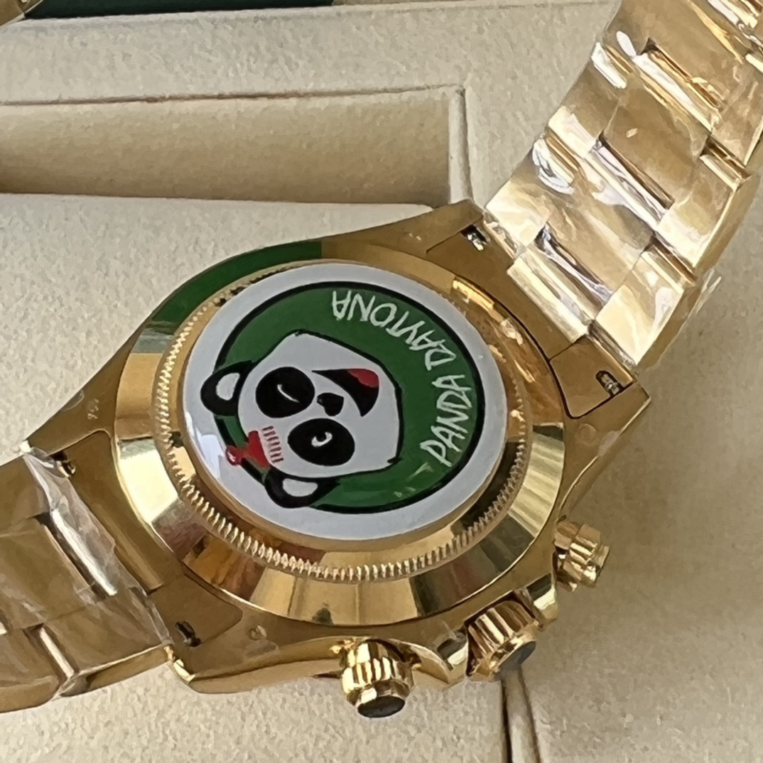 BT Factory Rolex Daytona Style Full Gold 4130 Automatic Chronograph Watch product image 3 thumbnail