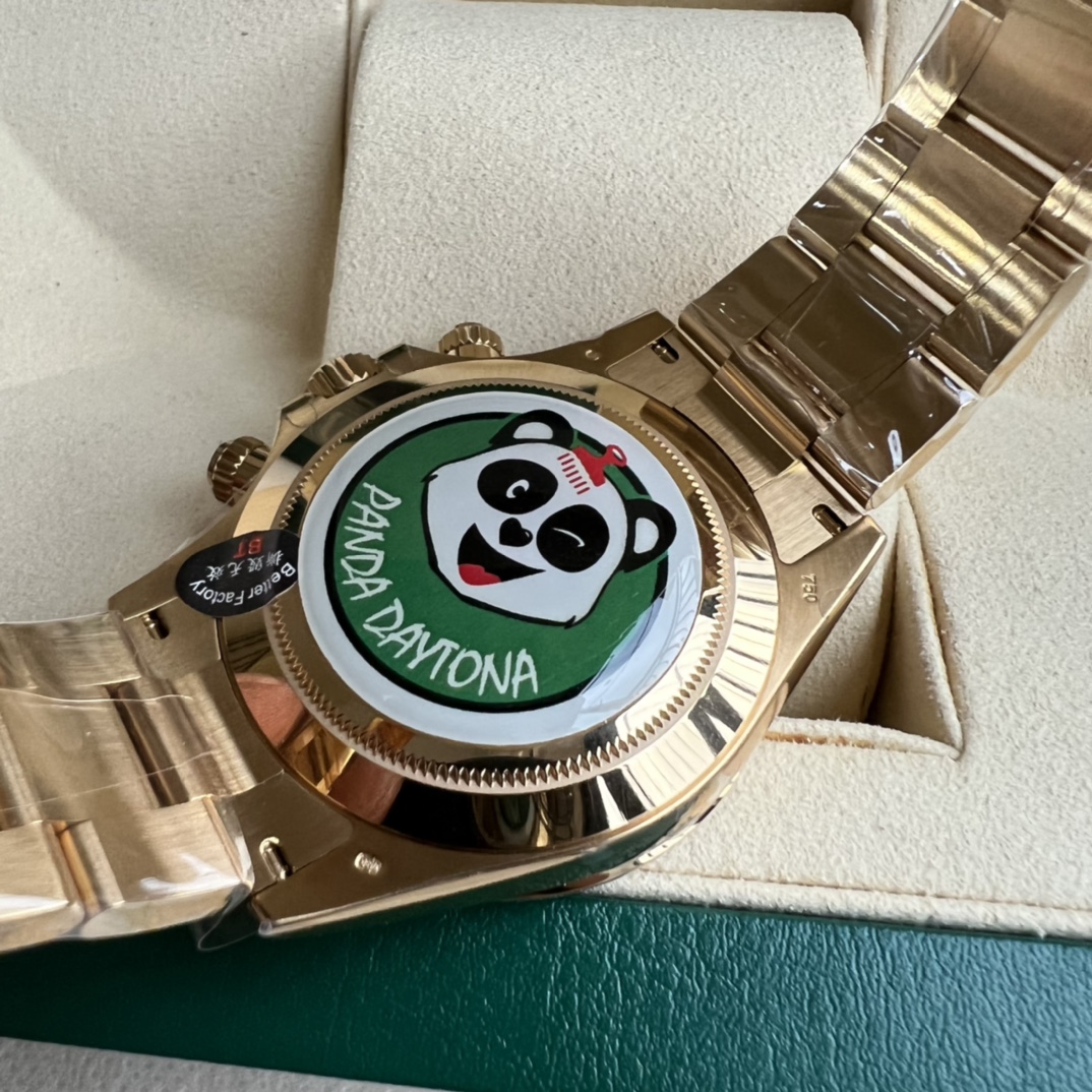 BT Factory Daytona Style Full Gold 4130 Automatic Chronograph Watch product image 3 thumbnail