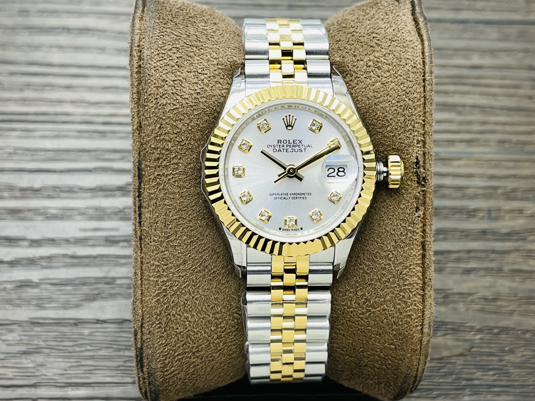 VR Factory Rolex Datejust Style 28mm Luxury Automatic Watch